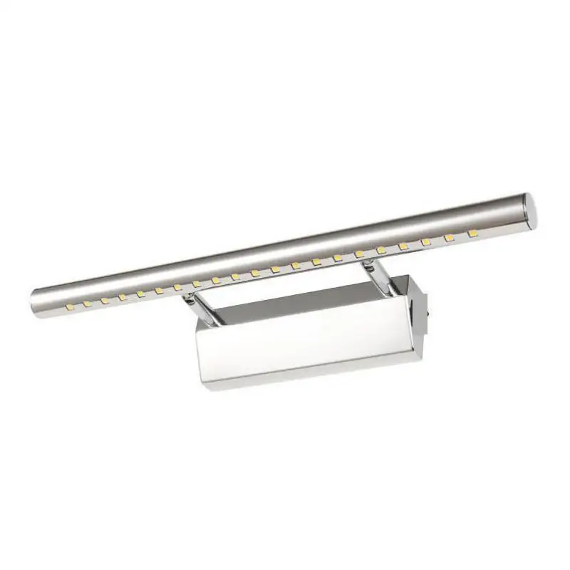 

Lowest Price Stailless Steel Bright Waterproof Ip65 Led Mirror Light For Bathroom Brief Wall Lamp For Living Room Ac80-265v 1113
