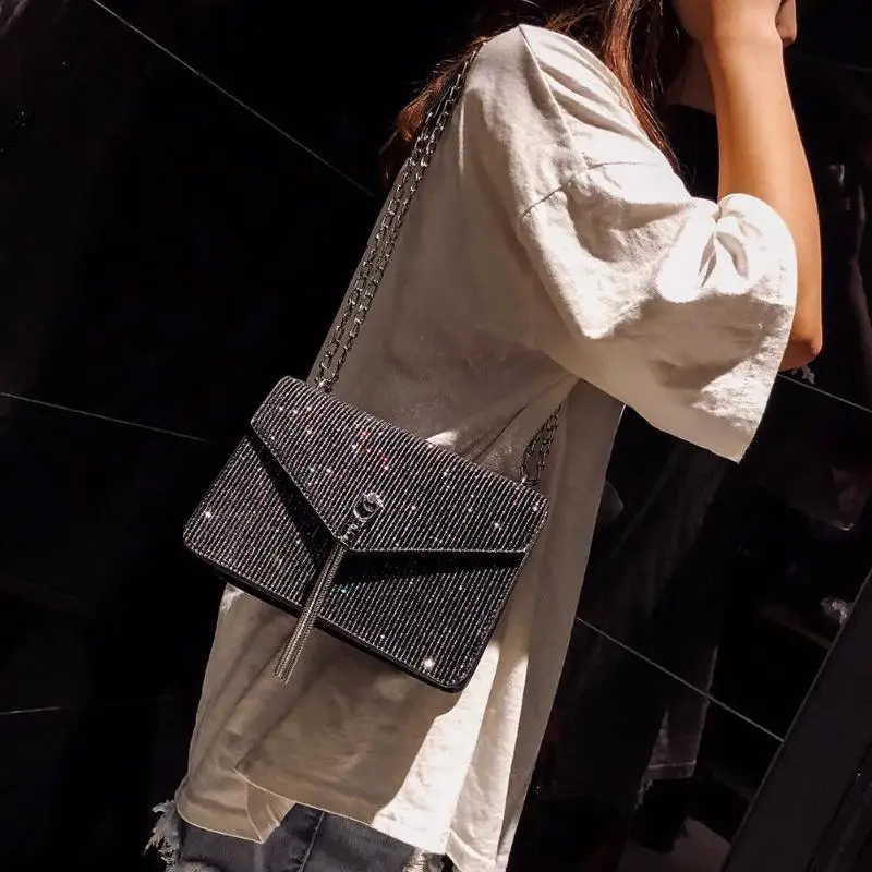 Бренд Mojoyce, модная женская дизайнерская сумка, новинка, высокое качество, из искусственной кожи, для женщин, bnag, с кисточкой, на цепочке, сумки через плечо