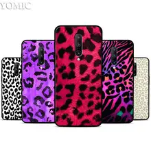 Leopard Print Silicone Case for Oneplus 7 7Pro 5T 6 6T Black Soft Case for Oneplus 7 7 Pro TPU Phone Cover