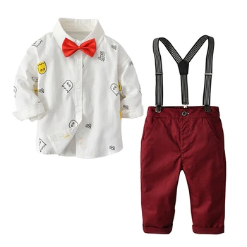

Boys Clothes Sets 2019 New Autumn Winter Kids Clothes Baby T-shirt+Bib Pants Children's Clothing Boys Set Toddler Outfits Suits