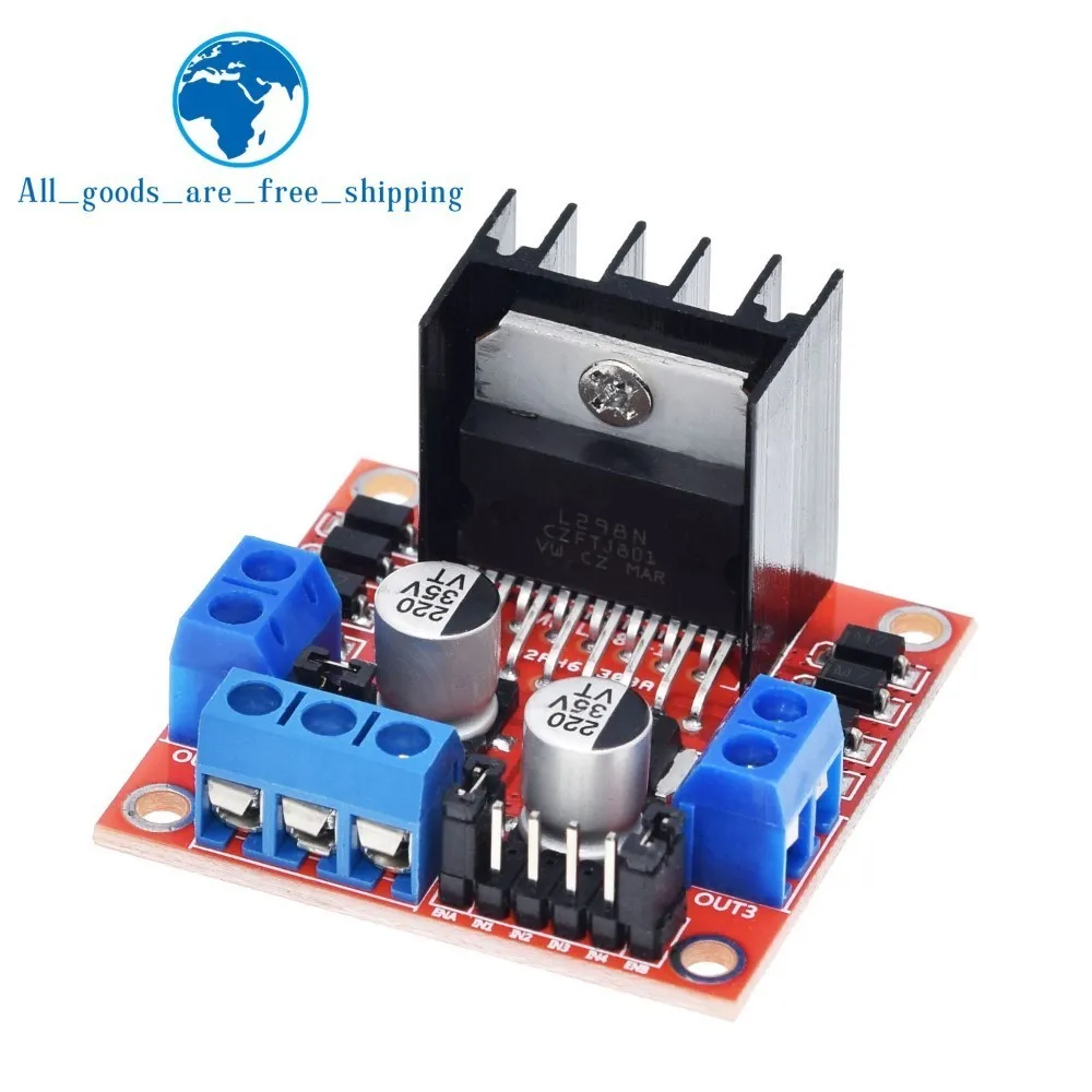 Модуль платы контроллера шагового двигателя TZT L298N с двойным H мостом DC|power module|module
