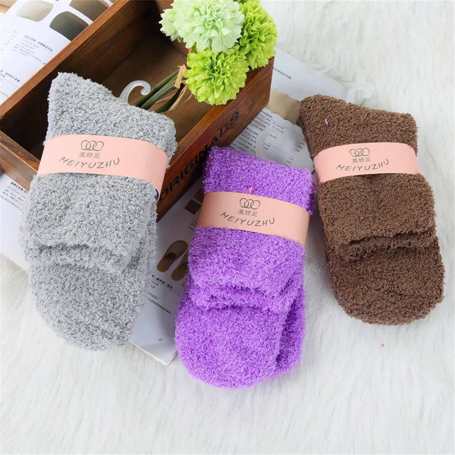 Coral Fleece Long Socks