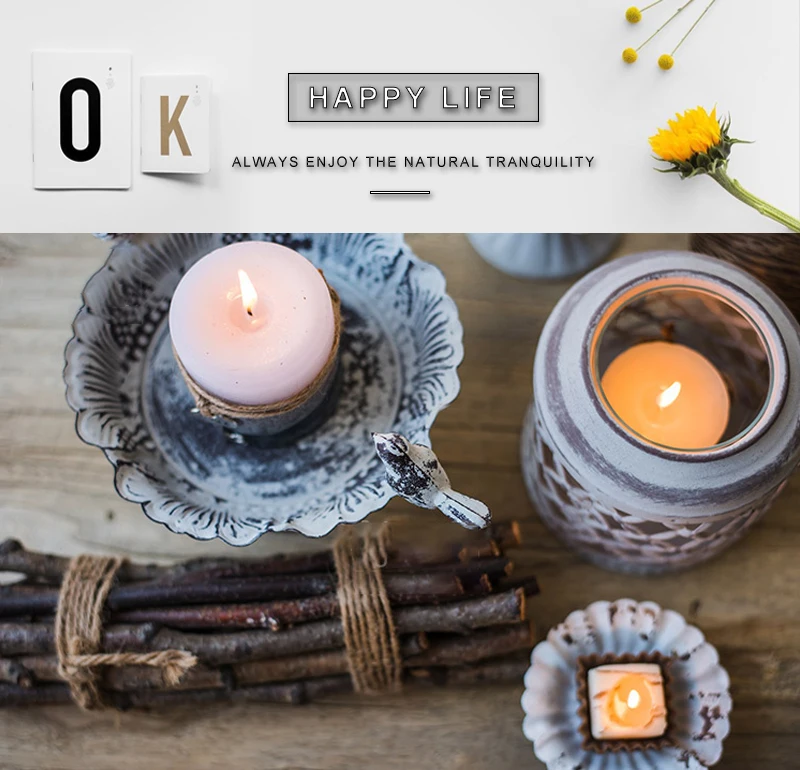 moroccan glass candle candles home decoration (2)
