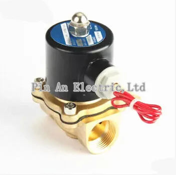 

16mm 2W160-15 N/C 2 Way 1/2" Gas Water Pneumatic Electric Solenoid Valve Water Air DC12V 24V AC110V 220V