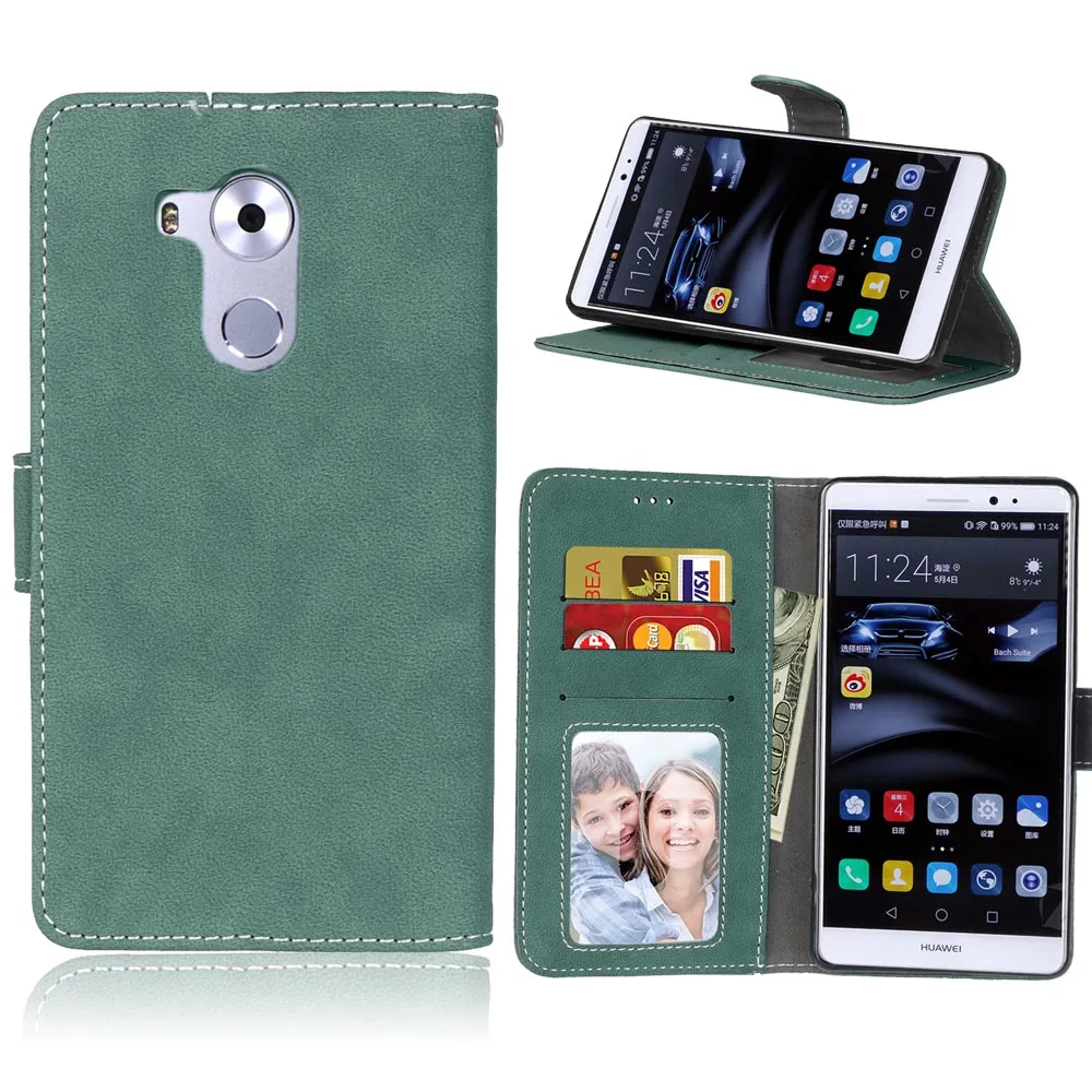 

for Huawei Mate 8 Case Card Holder Flip Wallet Cover Case for Huawei Ascend Mate 8 Matte Leather Phone Case Cover Holster Bag
