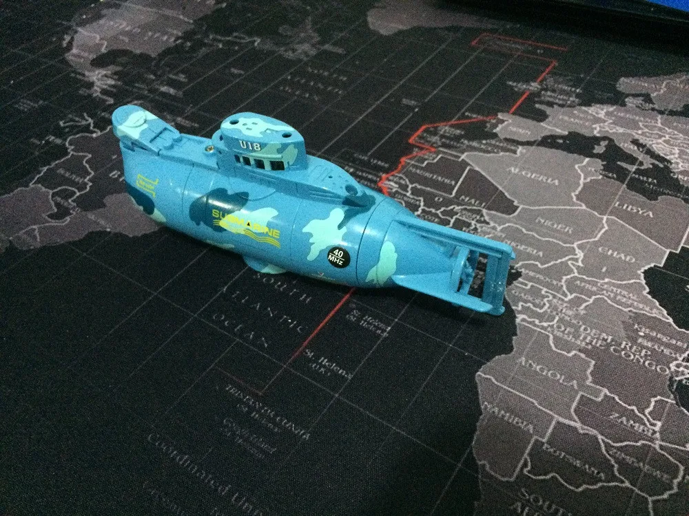 Мини-субмарина с дистанционным управлением электрические игрушки для детей подарок для детей 40 МГц радио Подводная лодка на радиоуправлении со светодиодной LIGTH RC море крыло звезда
