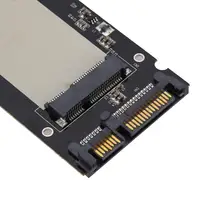 מתאם sata 50mm חדש לוח קטן mSATA SSD כדי 2.5" מתאם msata מתאם ממיר כונן SATA עבור Windows2000 / XP / 7/8/10 עבור Vista Linux Mac (5)