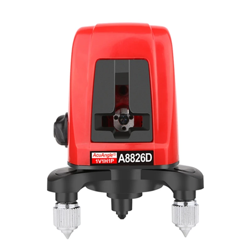 

Mini Laser Level Meter 360 Degree Cross Red Laser 3D Self 2 Line Lasers Horizontal Vertical A8826D Tripod Levels Tools With Bag