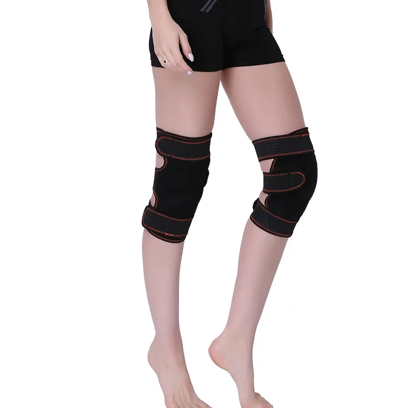 2 шт. колено поддержка обмотка для коленей эластичная бандажная лента ремешок для спортивных часов Наколенники Футбол, Баскетбол, спорт фитнес XC14