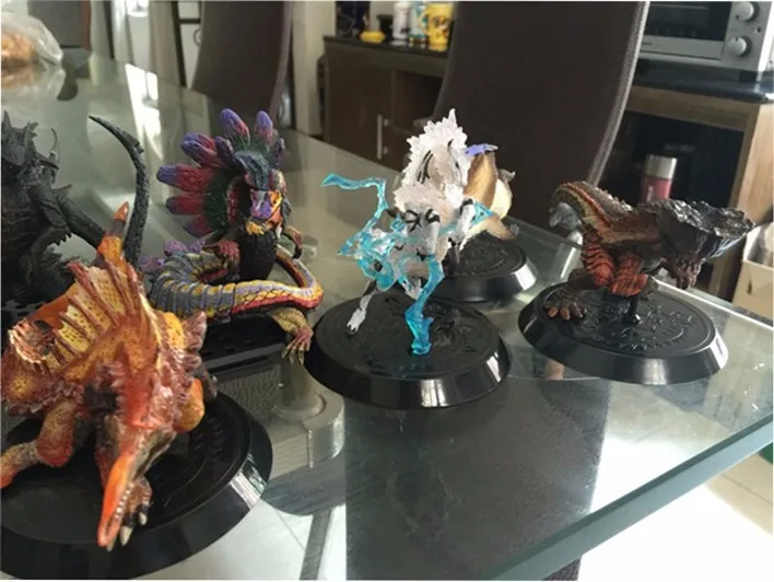 5 разных стилей японского Аниме Monster Hunter ПВХ модели супер крутые животные дракон фигурки игрушки лучший подарок для мальчика