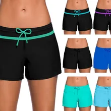 Женские плавки бикини, одежда для плавания, пляжные шорты, шорты с поясом, Шорты для плавания, женские трусики, Шорты для плавания