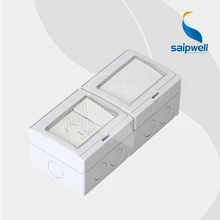 Spl-as4s) 15A 250 В настенный Электрический stocket и переключатель/один Австралийский гнездо и четыре переключателя в одном Водонепроницаемый коробка