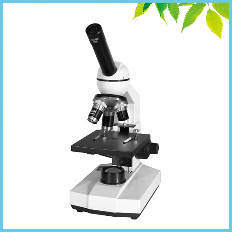 

40X-400X Student Educational Lab Monocular Biological Microscope with Lamp and Coaxial Coarse