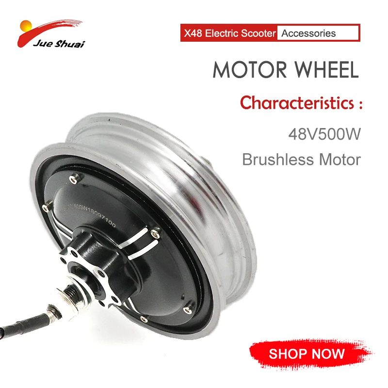Best Price Motor Wheel for X48 electric scooter 48V500W brushless motor length 850mm gear 120mm 12axes long battery life ebike minimotor