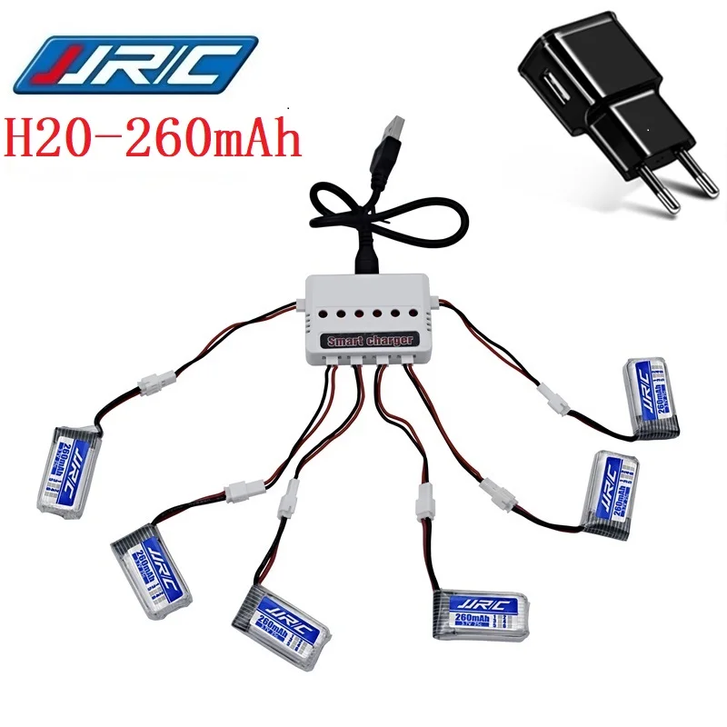 Оригинальная обновленная батарея 260mAh JJRC H20 для Syma S8 M67 U839 RC Quadcopter Запчасти 3 7 v Lipo и