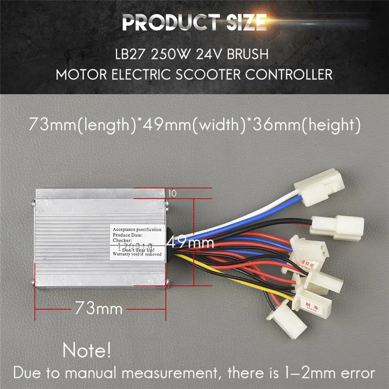 Sale Electric Bike Conversion Kit LB27 250W 24V Brush Motor Controll er Electric Bicycle e Bike Scooter Hub Motor Controller E-bike 1 Sale Electric Bike Conversion Kit LB27 250W 24V Brush Motor Controll er Electric Bicycle e Bike Scooter Hub Motor Controller E-bike 1