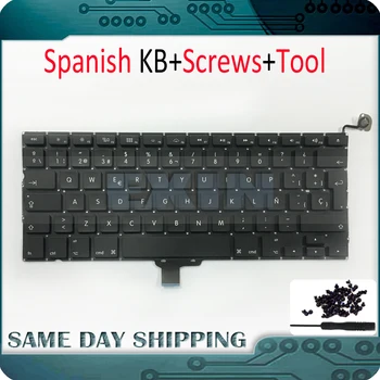 

New OEM Laptop A1278 Spanish Spain Keyboard for Macbook Pro 13" A1278 Keyboard Spain Sp + Screws Set 2009 2010 2011 2012 Year