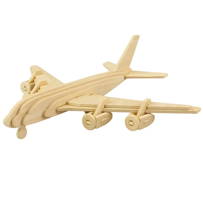 

New 3d Three-dimensional Puzzle Manual DIY Laser Wooden Puzzle Toy Children's Puzzle Spell Insert Model Aircraft Boat Toys
