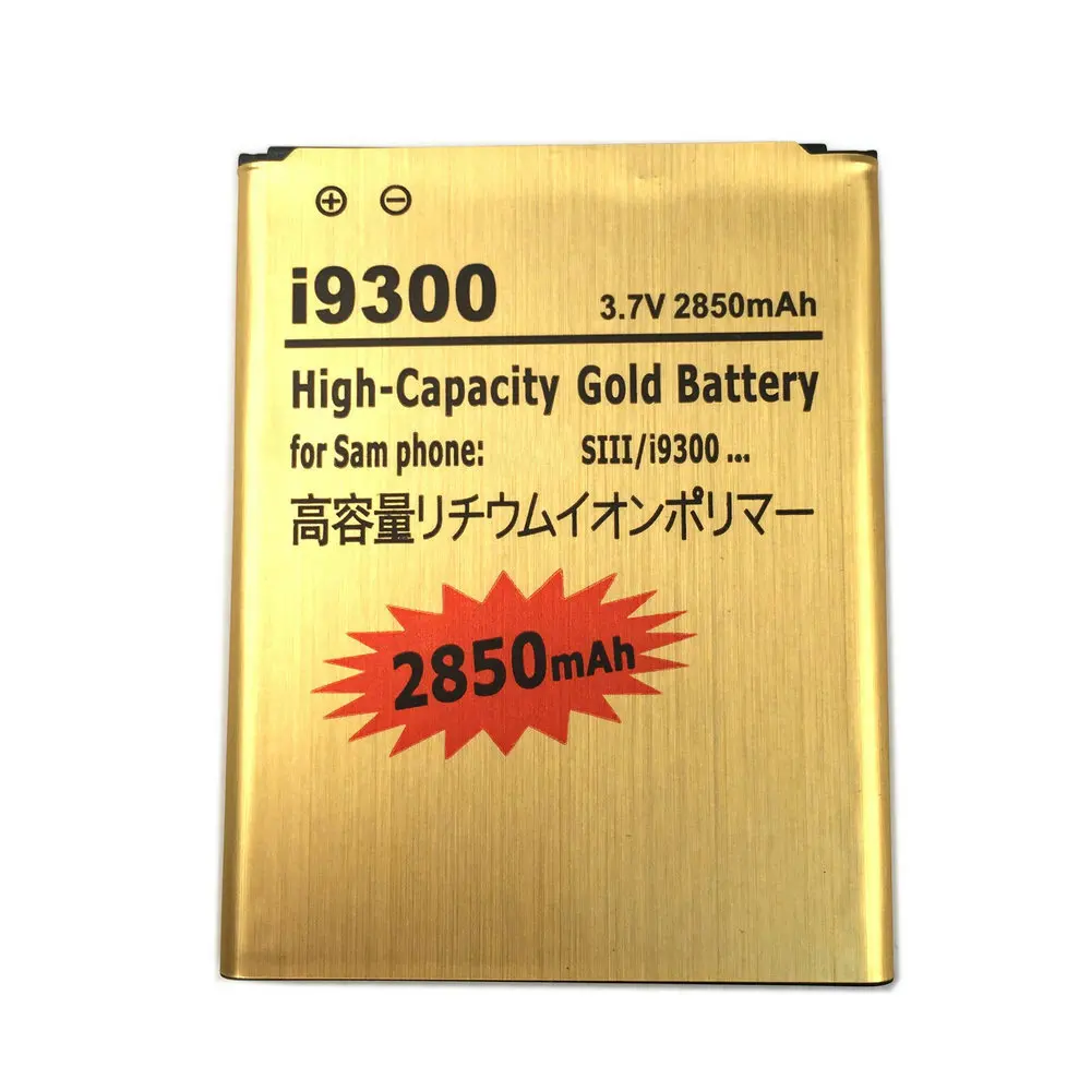 

2019 New EB L1G6LLU EB-L1G6LLU 3800mAh Gold Battery For Samsung Galaxy S3 S 3 i9300 i9300i i9082 i9060 R530 Grand neo duos