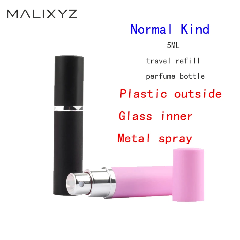 Refillable 5ml Refillable Mini Perfume Spray Bottle Aluminum Spray Atomizer Portable Travel Cosmetic Container Perfume Bottle-4