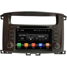 4GB RAM 32GB ROM 2DIN 7” Android 8.0 Octa Core car multimedia player radio For Toyota Lander Cruiser 100