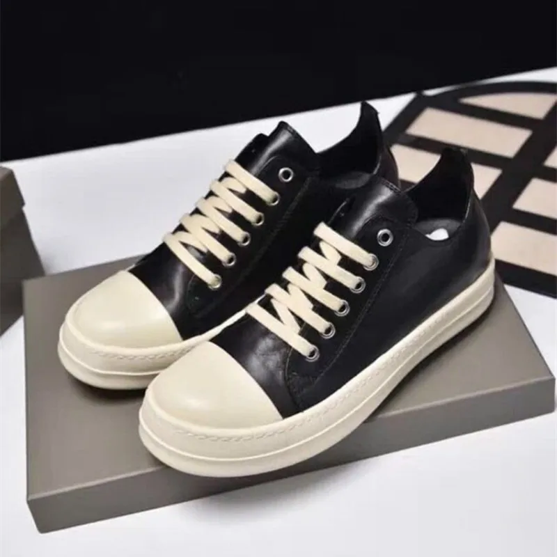 Casual Fashion wax leather Women chunky Sneakers Spring flat Platform Sneakers Footwear Woman Shoes basket tenis feminino