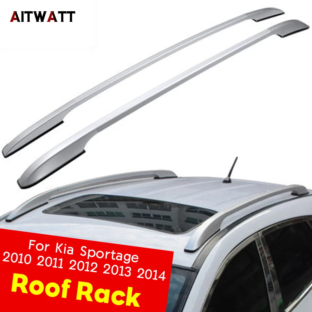 Portaequipajes para de coche, barras tipo rieles para Sportage 2010, 2011, 2013, 2014