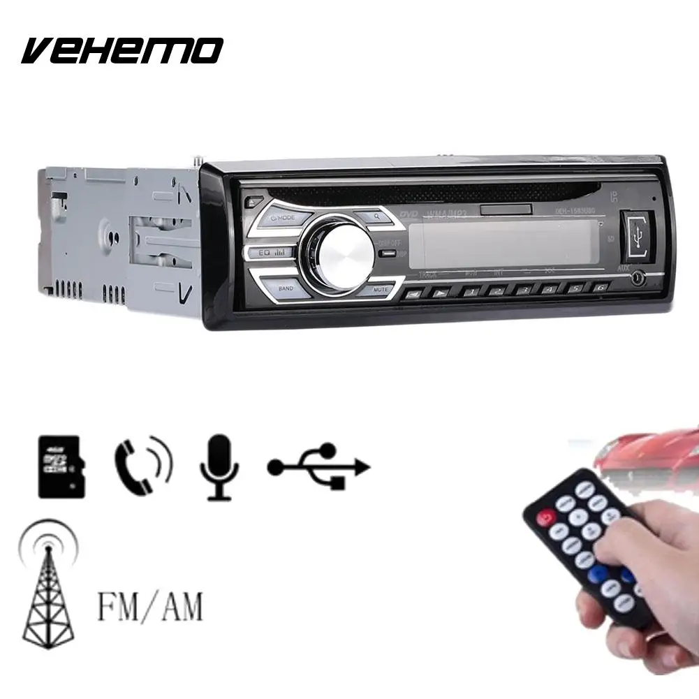 

VEHEMO DVD USB MP3 Player Hands-Free Auto Audio DVD Player Stereo Car Radio Motor Car CD Player Automobile