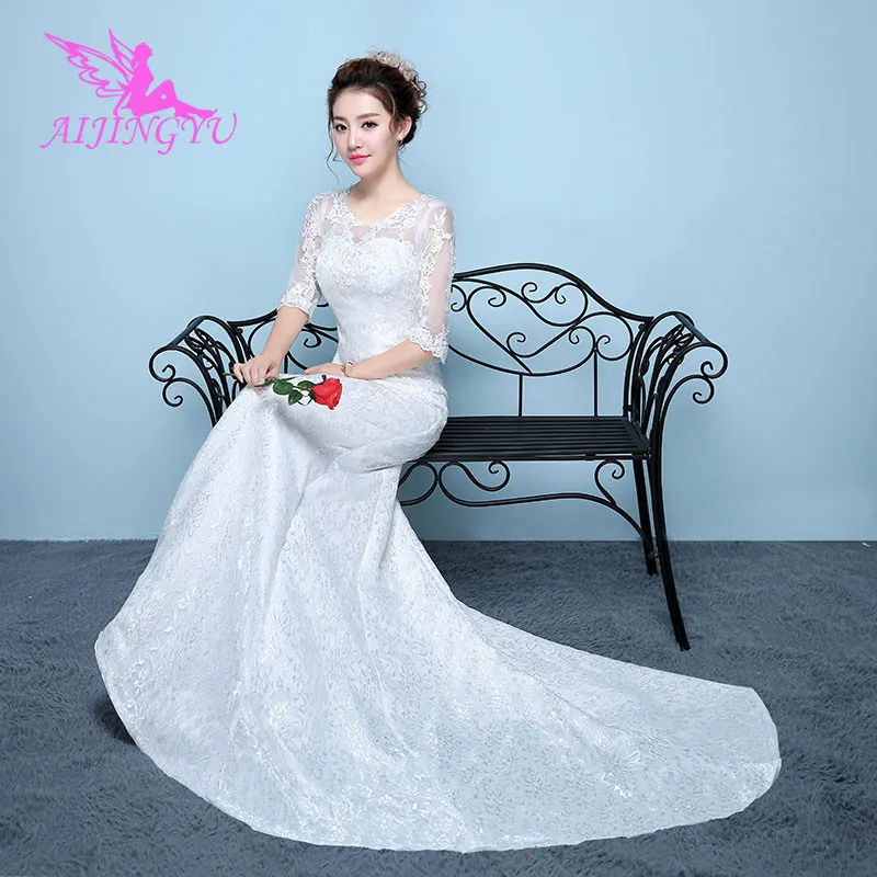 AIJINGYU wedding dresses turkey bridal long dress party WK875-in
