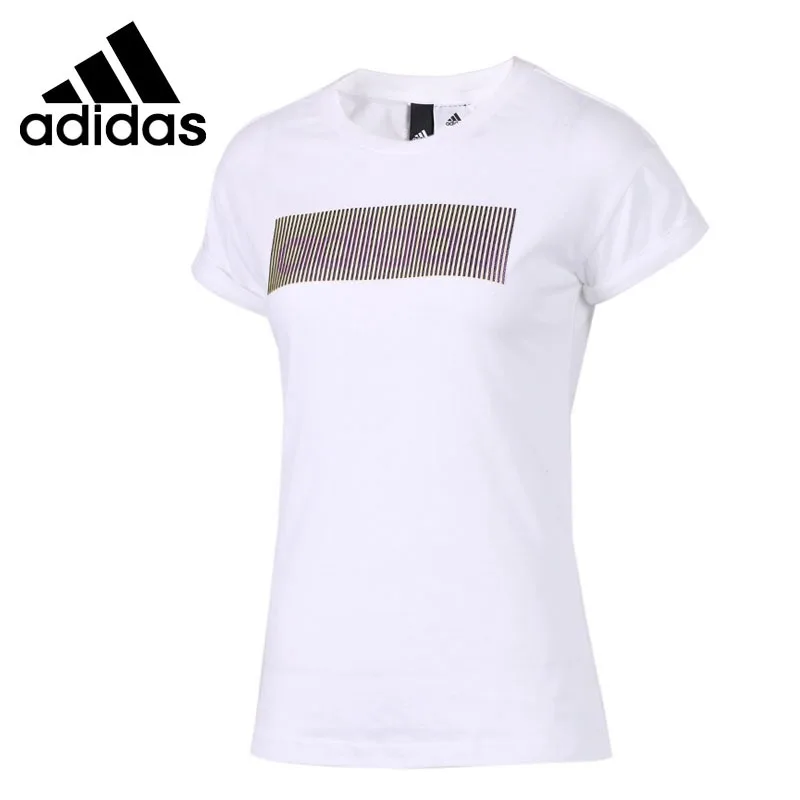 Новое поступление оригинальных женских футболок Adidas GFX T BOX LINEA спортивная одежда