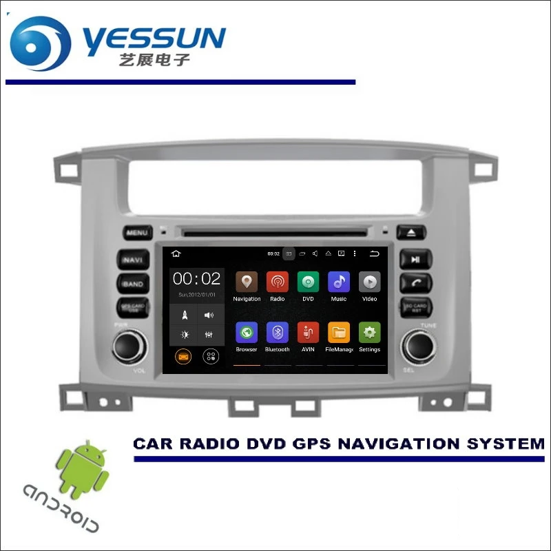 

YESSUN For Toyota Land Cruiser 100 For Lexus LX 470 CD DVD GPS Player Navi Radio Stereo Car Multimedia Navigation Wince /Android