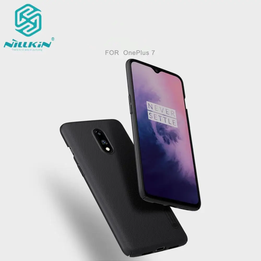

for oneplus 7 Case Nillkin Frosted Shield PC Plastic Hard Back Cover Case for Oneplus 7 pro/7T free Gift