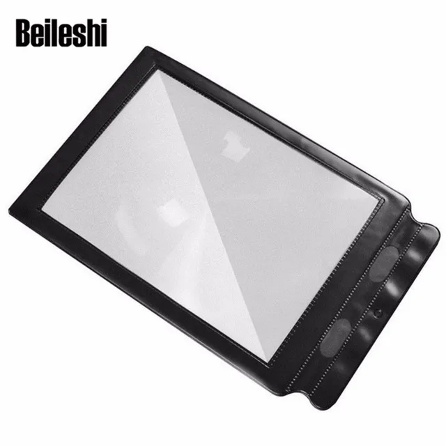 beileshi big a4 full page 3x magnifier sheet large magnifying glass full sheet magnifying glass