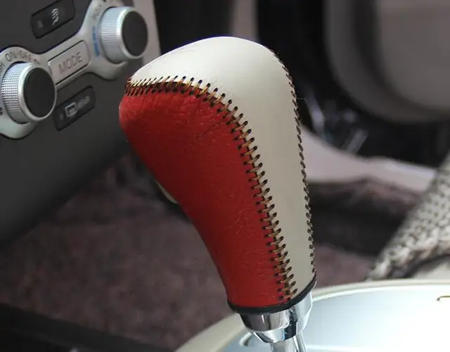 Heated Nappa Leather shift knob cover For Nissan Teana Nissan Murano AT