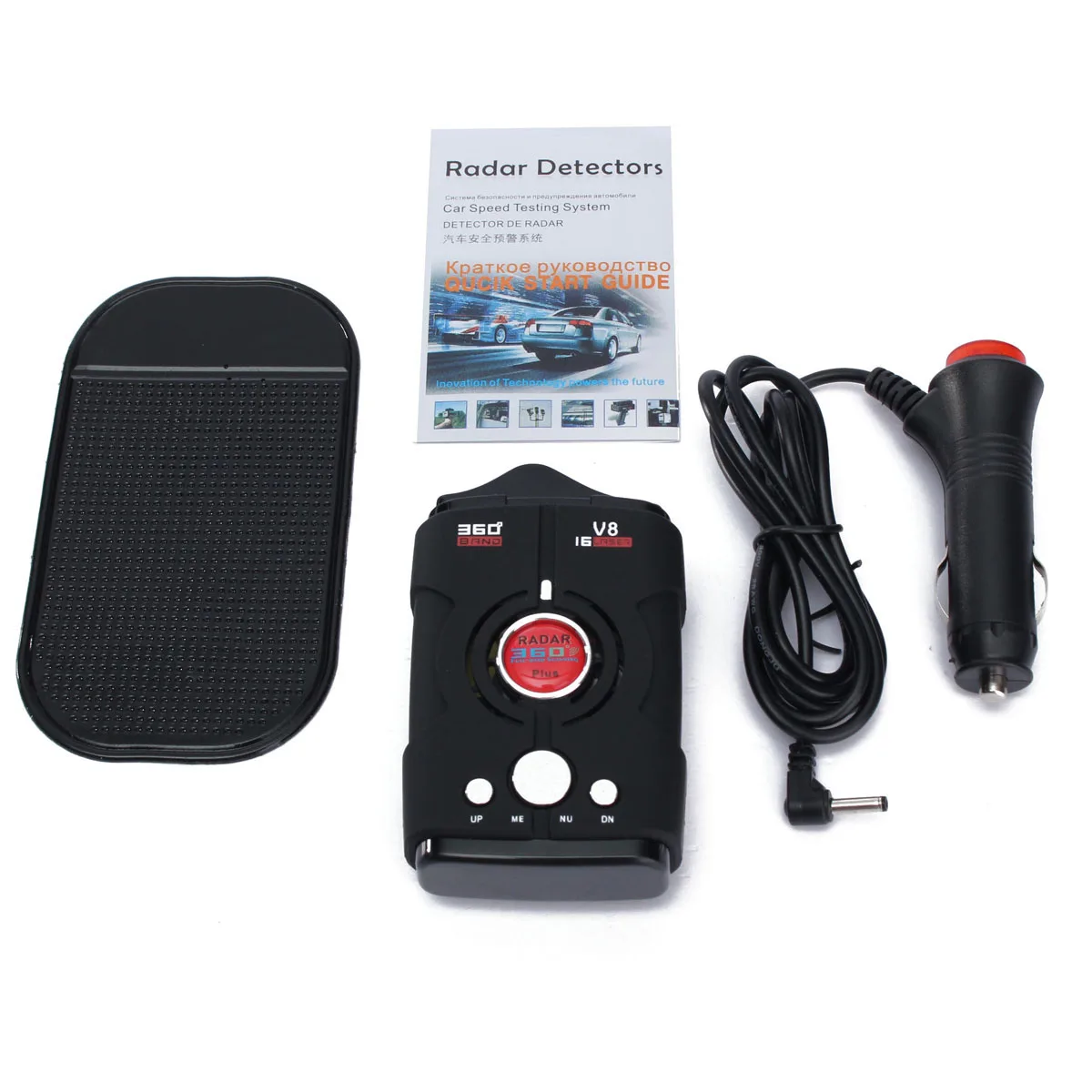 

LASER RADAR GUN SPEED DETECTOR CAR MOTORBIKE 16 BAND 360 DEGREE V8 NEW