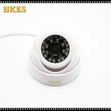 HKES 8pcs/lot Indoor Dome Security Camera CCTV 1.3MP AHD Camera IR Cut Filter 24 IR LED 1080P Lens AHDM Camera