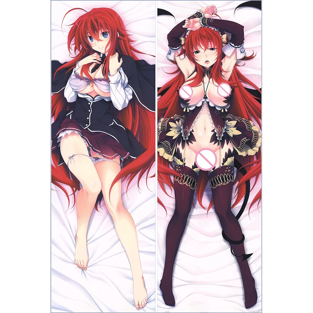 Japanese Anime high school DXD Rias Gremory Sexy Hugging Body Pillow