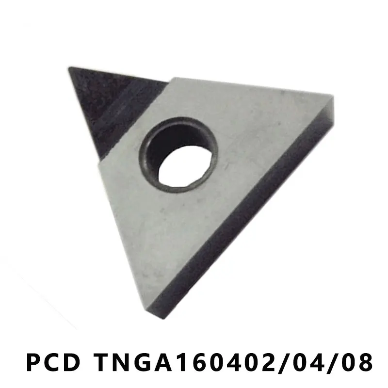 

10pcs PCD CBN TNGA160402/04/08 Insert Lathe Diamond Tipped Diamonds Blade Indexa Inserts Lathe Internal Turning Tools
