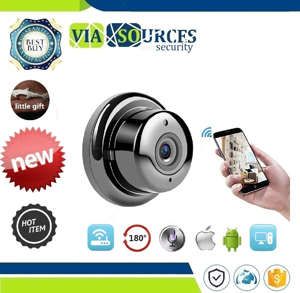 

CCTV Security Video Camera with IR-cut Two Way Wireless IP Camera HD 720P Mini Wifi Camera Network P2P Baby Monitor 960P