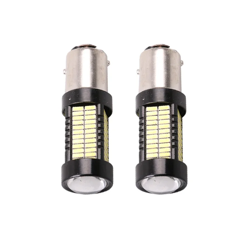 2 шт. BA15S P21W 1156 108 SMD 4014 тормоза автомобиля задние фонари указателя поворота противотуманная фара автомобильная светодиодная лампа авто фары дневного света 12 v