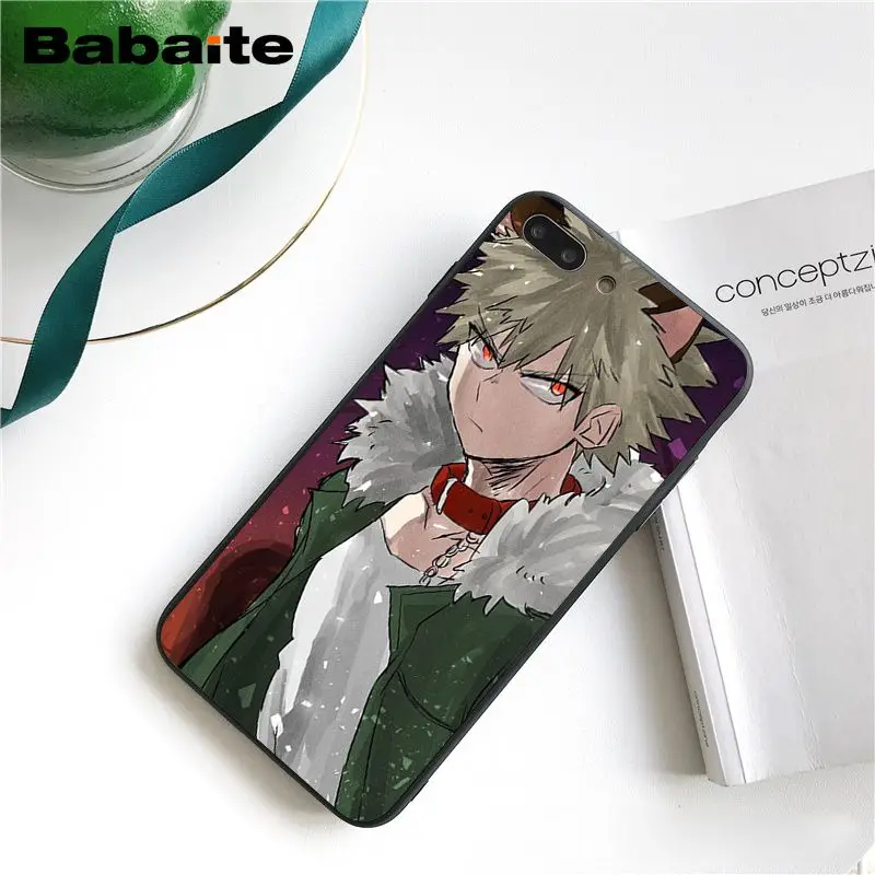 С героями из мультфильма Мой герой Boku без deku bakugou Чехол для мобильного телефона