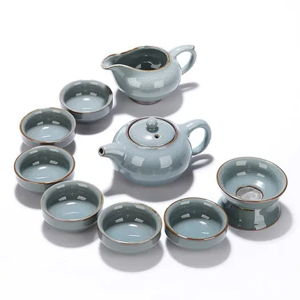 Jia-gui luo китайский керамический чайный сервиз чашка контейнер с крышкой способ очистки свежий и элегантный - Цвет: 4