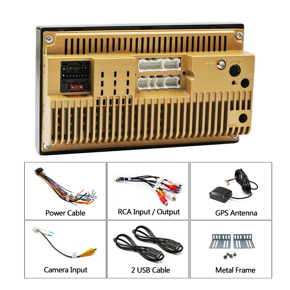 Flash Deal 2 Din Car Radio GPS Navigation Android 6.0 Car Audio Player Touch Screen Quad Core Car radio USB Bluetooth Player Autoradio 12V 5