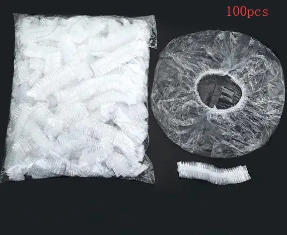 

100PC Disposable Shower Caps Women bath cap hair drying cap sauna hat hair bonnet shower cap waterproof for women shower hat