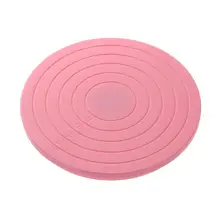 14 см вращающийся для украшения торта поворотный стол пластиковая противоскользящая подставка для торта крафт платформа поворотного стола для кекса вращающаяся для выпечки