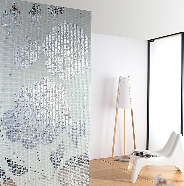 diy flower 3d diamond glass mosaic painting new style kitchen backsplash bath shower home hotel wallpaper