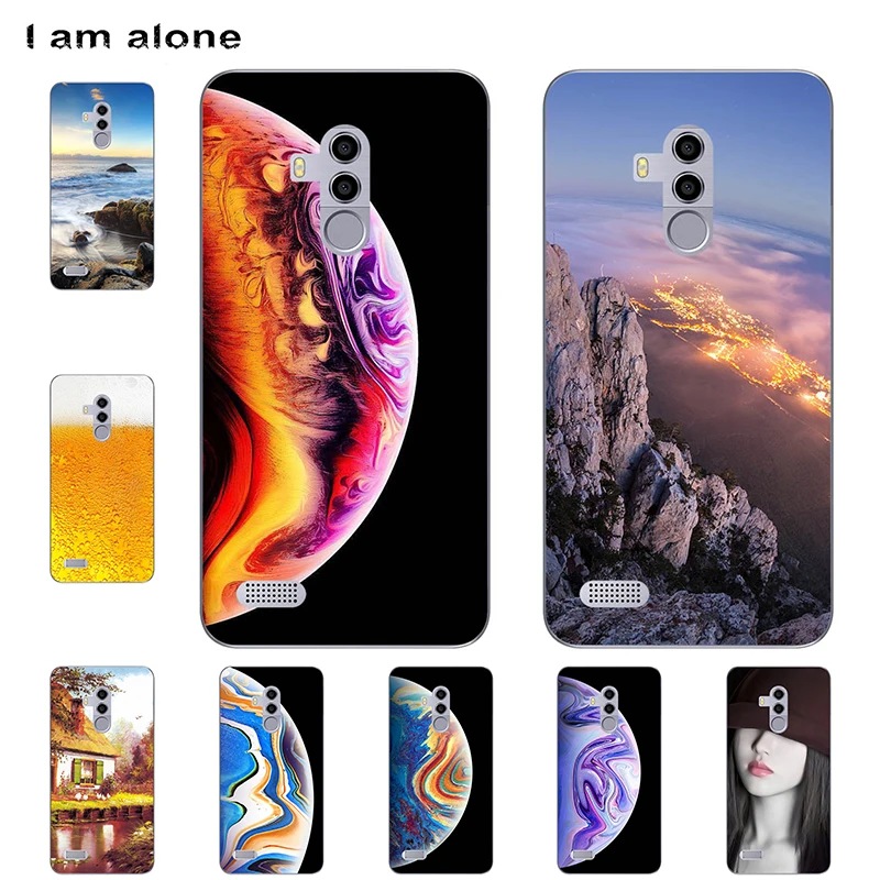 Чехлы для телефонов I am alone Leagoo T8s 2018 5 дюймов из мягкого ТПУ с милым рисунком