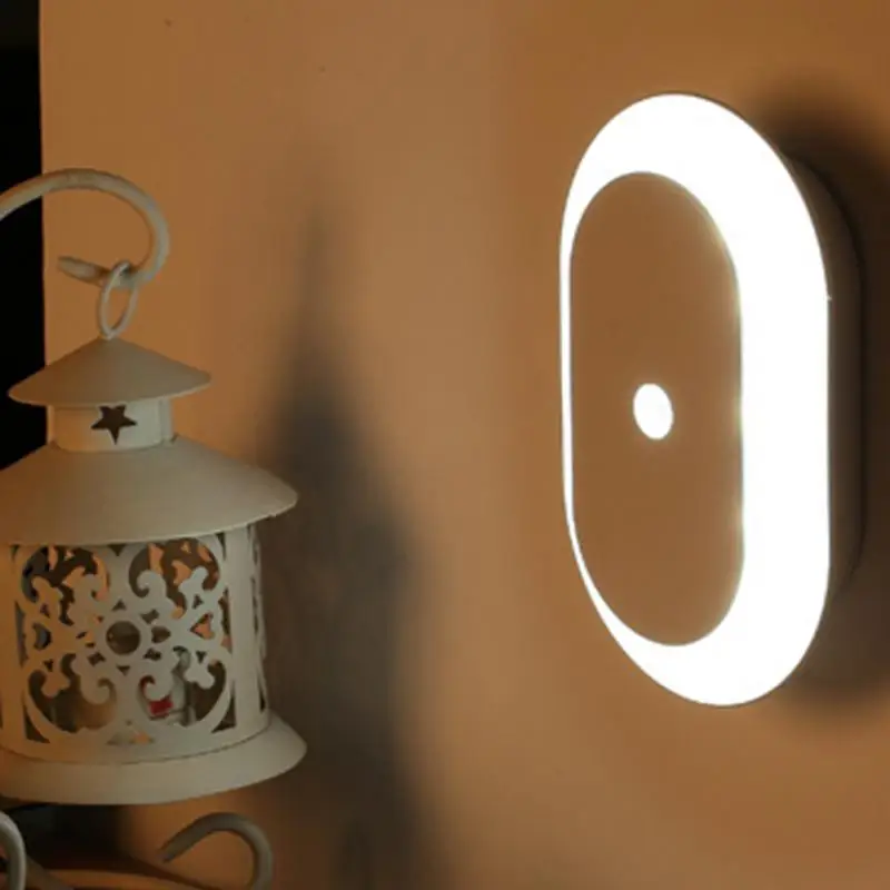 360 Degrees Intelligent Light Control LED Night Human Body Induction Lamp for Hallway Entrance Home Bedroom | Лампы и освещение