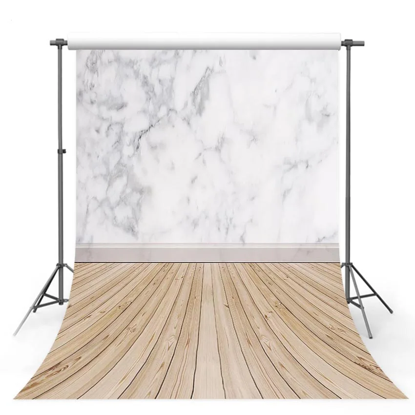 

Cold color marble texture Photography Backdrops Vinyl Photo Backgrounds Wood floor Newborn Child Wedding studio props