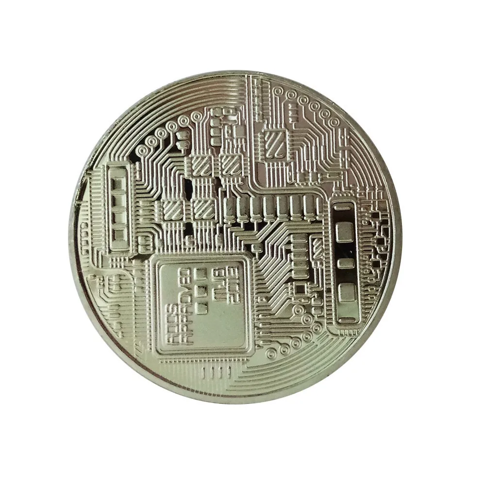 1 PCS Silver/Gold Plated Bitcoin Head/knight Bit Coin XMR Monero Coin Commemorative Coins Art Collection Home Decor Crafts